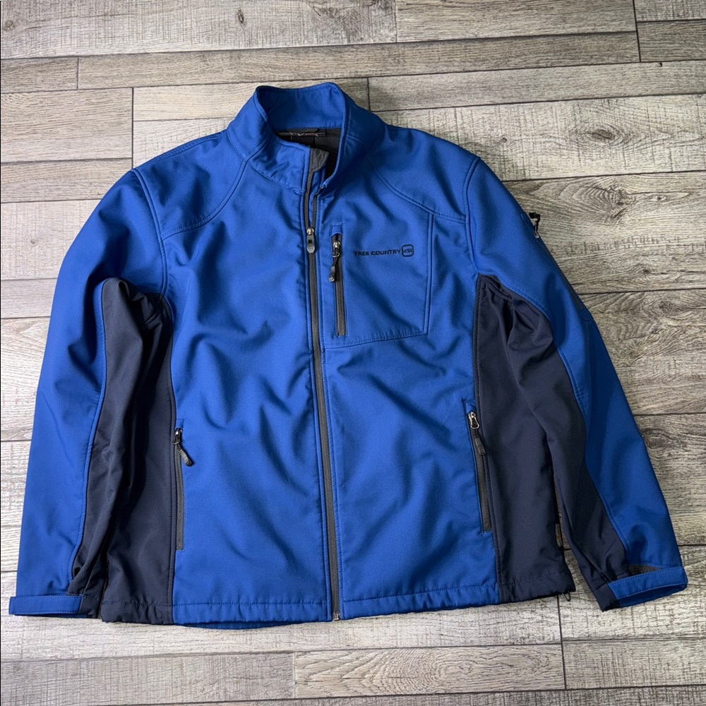 Free Country Men's Dual-Tone Water Resistant Performance Jacket
